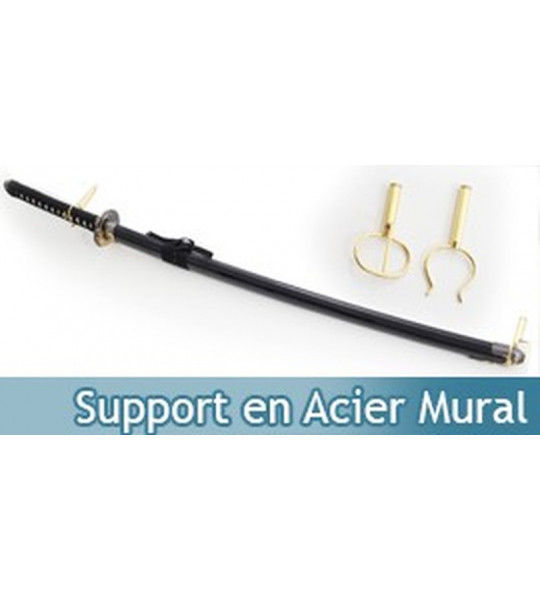 Support Mural En Acier Pour épée Marto - Réglable Pour Lames De 2,5 à 7,5 Cm De Large - Livré Avec Vis Et Chevilles