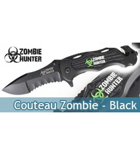 Couteau Zombie Hunter Master Cutlery Black