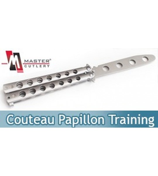 Couteau Papillon Entrainement Silver Master Cutlery