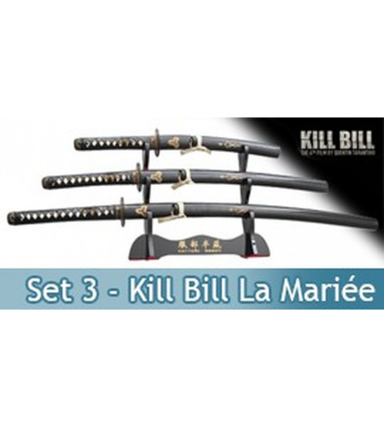 Set 3 Katanas - La Mariée - Maru