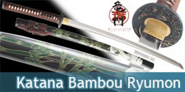 Katana Bambou Ryumon Carbone 1065