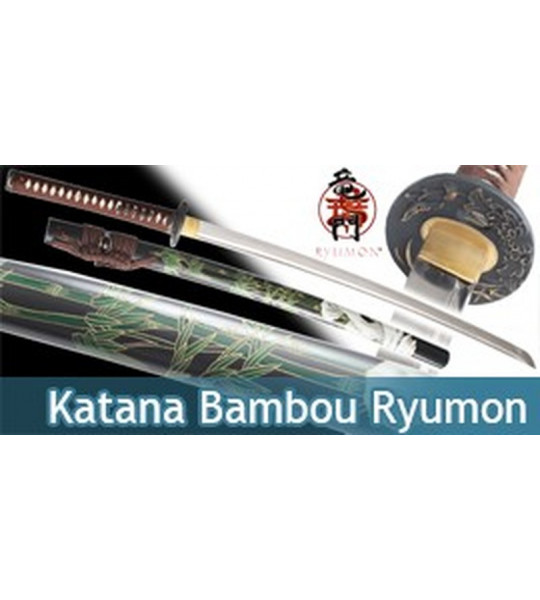 Katana Bambou Ryumon Carbone 1065