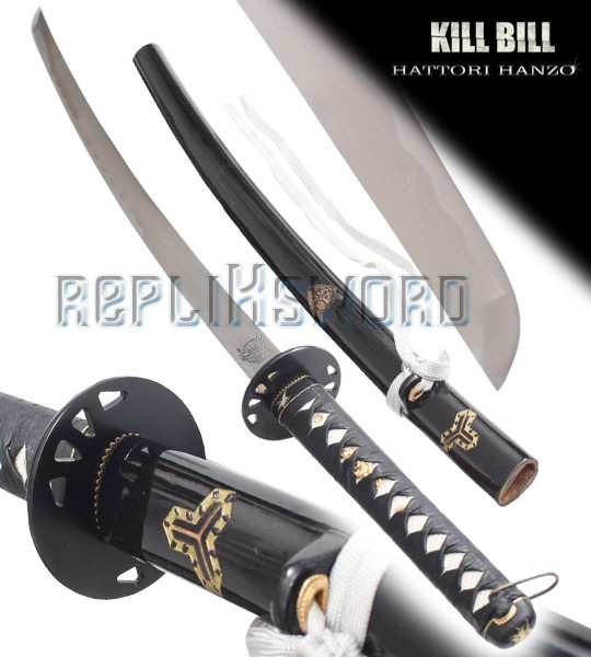 Katana Kill Bill En Bois – Réplique Décorative – Avec Fourreau Et Présentoir – Idéal Cosplay, Collection - 13