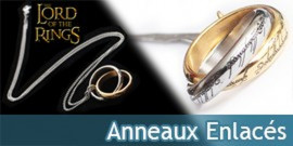 Le Seigneur des Anneaux - Pendentif Anneaux enlacés