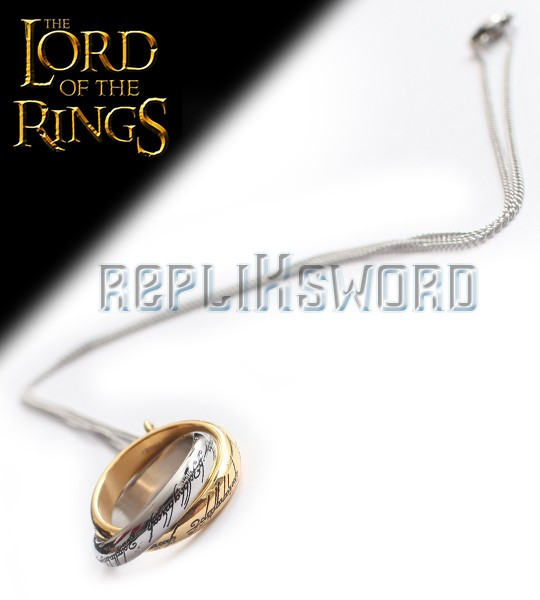 Le Seigneur des Anneaux - Pendentif Anneaux enlacés Le Seigneur des Anneaux - Pendentif Anneaux enlacés