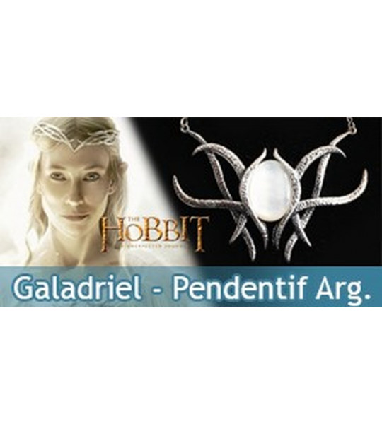 Le Hobbit Galadriel Pendentif Broche Argent NN1283