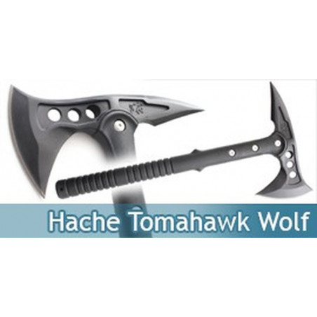 Tomahawk Ancientsmithy En Acier Au Carbone, Lame De 53mm, Manche En Chêne, Pour Le Lancer Et La Survie