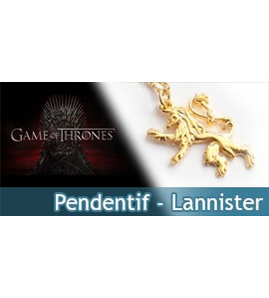 Game Of Thrones Pendentif Lannister Bijou NN0062