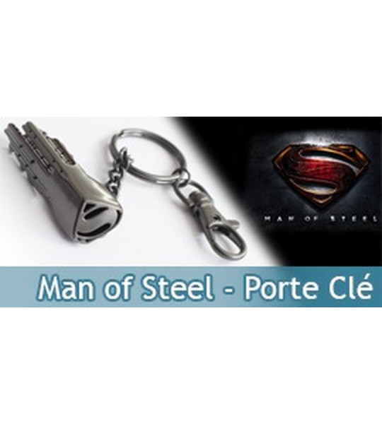 Porte Clé Man of Steel Bijou NN4130