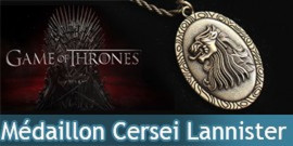 Game of Thrones - Médaillon de Cersei Lannister NN0082