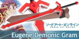 Sword Art Online Eugene Epée Demonic Sword Gram