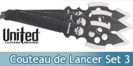 Set 3 Couteau de Lancer Black Savage BV127