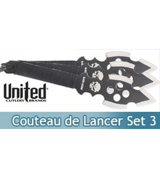 Set 3 Couteau de Lancer Black Savage BV127