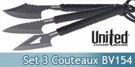 Set 3 Couteaux de Lancer BV154 Black Legion