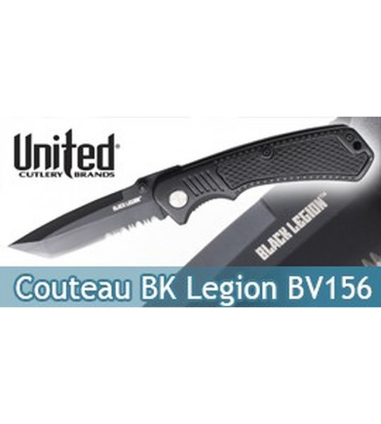 Couteau Pliant Black Legion BV156 United Cutlery