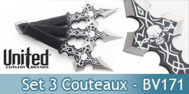 Set 3 Couteaux de Lancer BV171 Black Legion