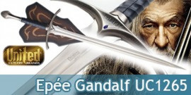 Le Seigneur des Anneaux Glamdring Gandalf Epée