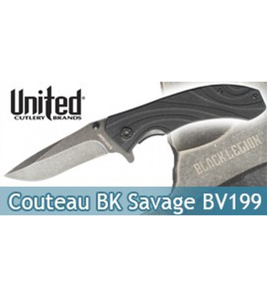 Couteau Pliant Black Legion BV199 United Cutlery