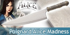 Alice Madness Returns Poignard Vorpal Blade Dague