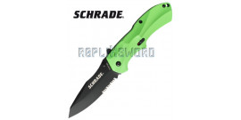 Couteau de Poche Schrade SCHA7GRS Green Edition