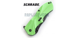 Couteau de Poche Schrade SCHA7GRS Green Edition