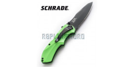 Couteau de Poche Schrade SCHA7GRS Green Edition