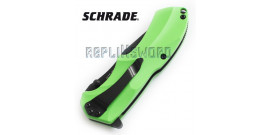 Couteau de Poche Schrade SCHA7GRS Green Edition