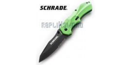 Couteau de Poche Schrade SCHA7GRS Green Edition