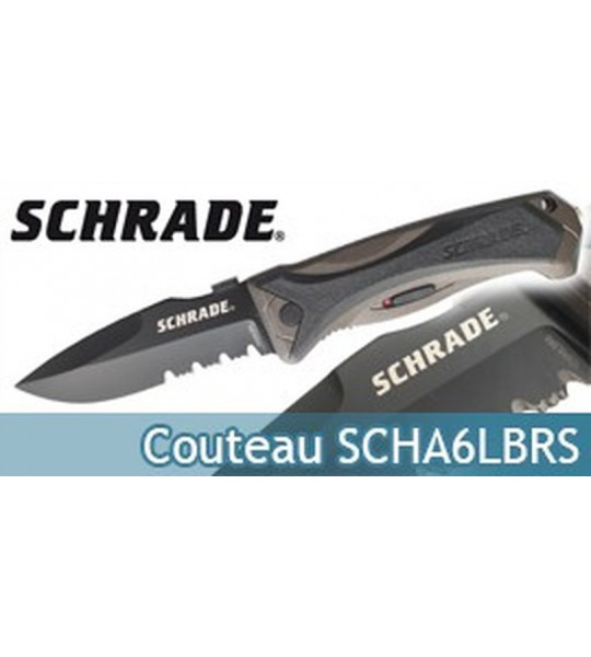Couteau Schrade SCHA6LBRS Ouverture Assistée