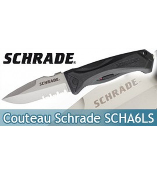 Couteau Pliant Schrade SCHA6LS Ouverture Assistée