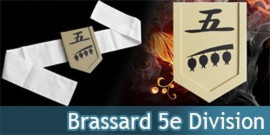 Brassard 5eme Division - Capitaine Hirako Shinji