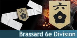 Brassard 6eme Division - Capitaine Byakuya Kuchiki