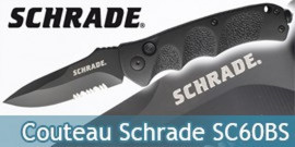 Couteau Pliant Schrade SC60BS