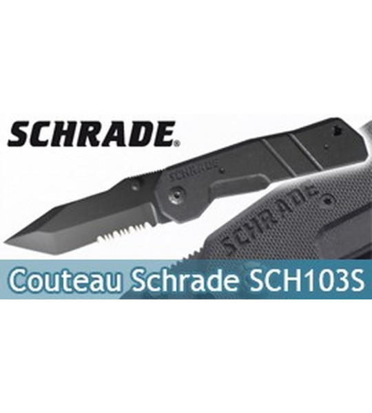 Couteau de Poche Schrade SCH103S Tanto