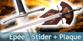 Epée - Strider + Plaque