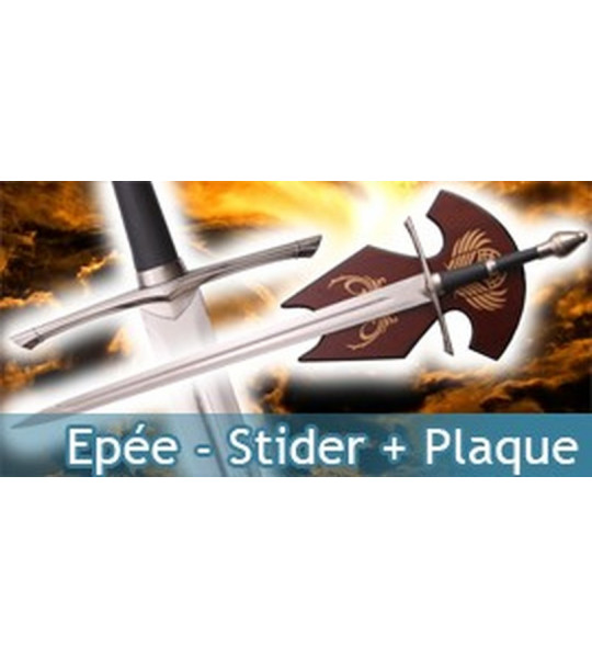 Epée - Strider + Plaque