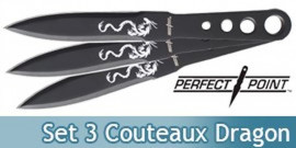 Achete Lot de Couteaux de Lancer Pour Entrainement, TK-003-6 - Repliksword