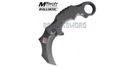 Couteau Karambit Mtech Ballistic MX-A815BK