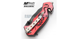 Couteau Dragon Rouge Xtreme Ballistic MX-8058RB