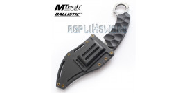 Couteau Karambit Gris Xtreme Ballistic MX-8072B