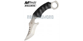 Couteau Karambit Silver Xtreme Ballistic MX-8072S