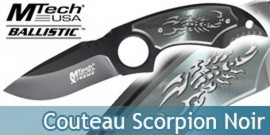 Couteau Scorpion Xtreme Ballistic MX-8078BGY