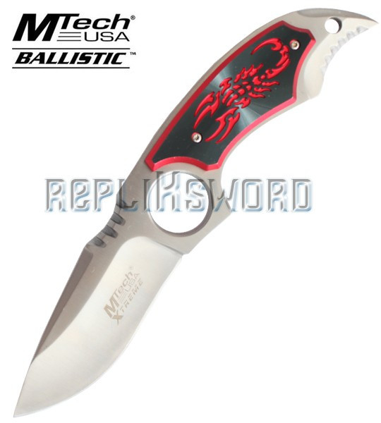 Couteau Scorpion Rouge Xtreme Ballistic MX-8078SBR