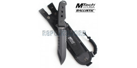 Poignard de Survie MX-8098BK Xtreme Ballistic