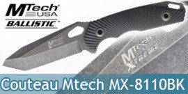 Couteau Xtreme Ballistic MX-8110BK