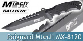 Couteau MTEC XTREME Ballistic MX-8120