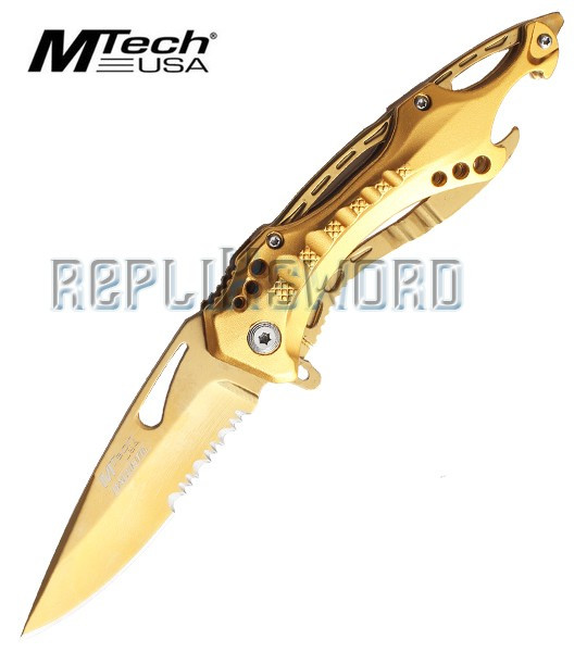 Couteau Pliant Gold Mtech MT-A705GD Couteau Pliant Gold Mtech MT-A705GD