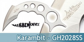 Couteau Karambit Hibben Silver GH2028SS