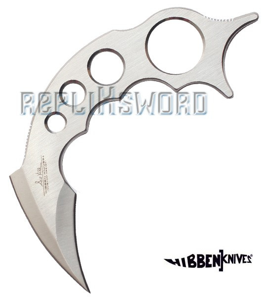 Couteau Karambit Hibben Silver GH2028SS