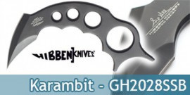 Couteau Karambit Hibben Black GH2028SSB
